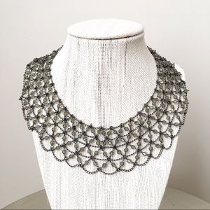 The Limited Smoke and Gunmetal Collar Necklace
